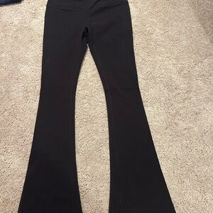 Women's Black Flared Leggings